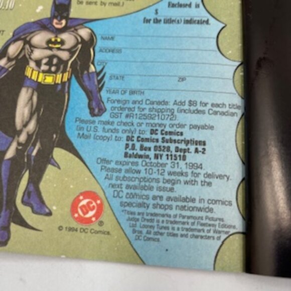 Vintage Green Lantern Comic Book Annual #3 From 1994 - Picture 10 of 10